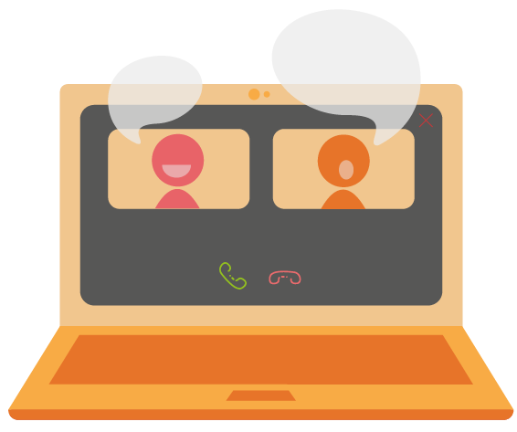 in game icon of an online meeting