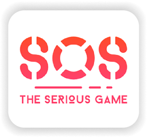 Sos the serious game logo